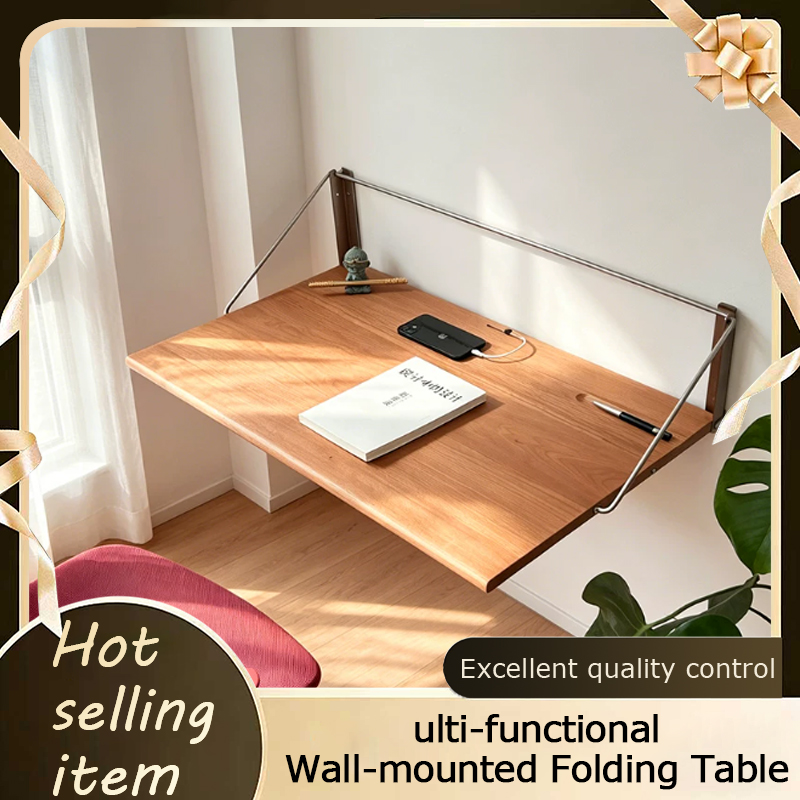 Wall Mounted Desk Fold - Wall Mounted Folding Desk With Shelf