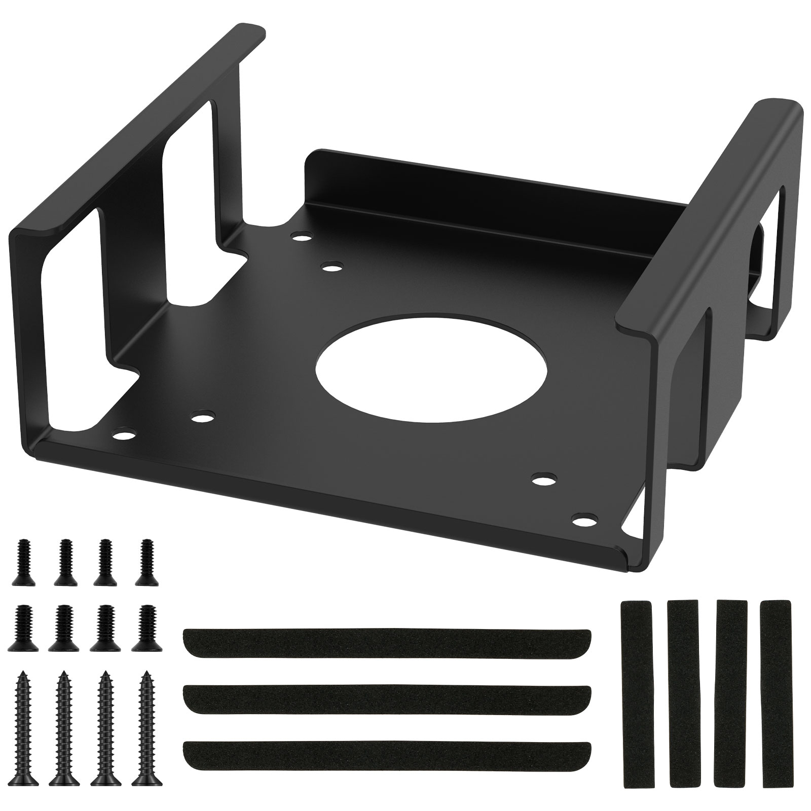 Wall Mounted Desk Fold - Under Desk Monitor Holder Carbon Steel