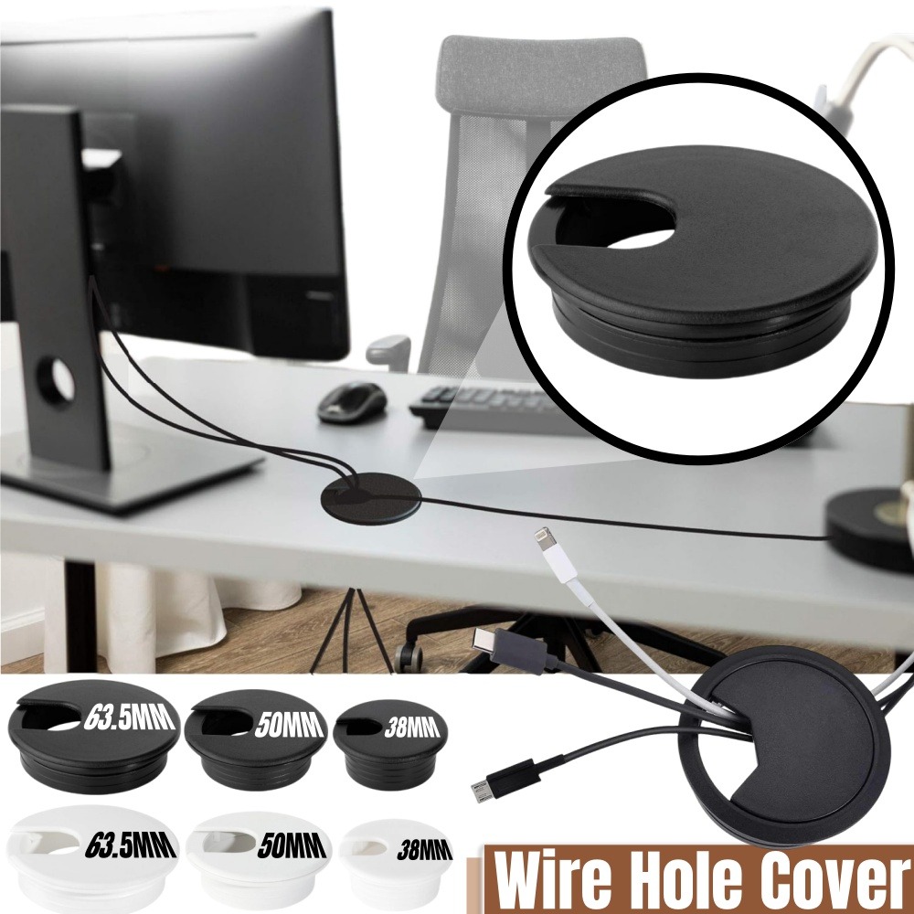 Office Furniture Installation - Plastic Wire Hole Cover 1.5/2/2.5 Inch