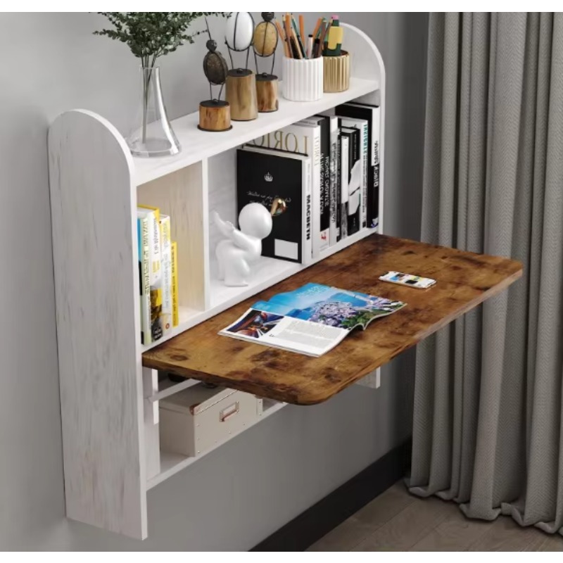 Wall Mounted Desk Fold - Household wall-mounted study table, floating laptop