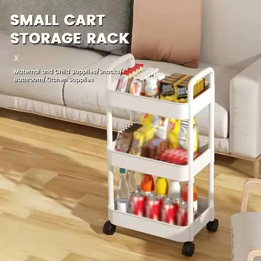 3-Tier Rolling Utility Cart wi - Office Supply Cart recension och pris