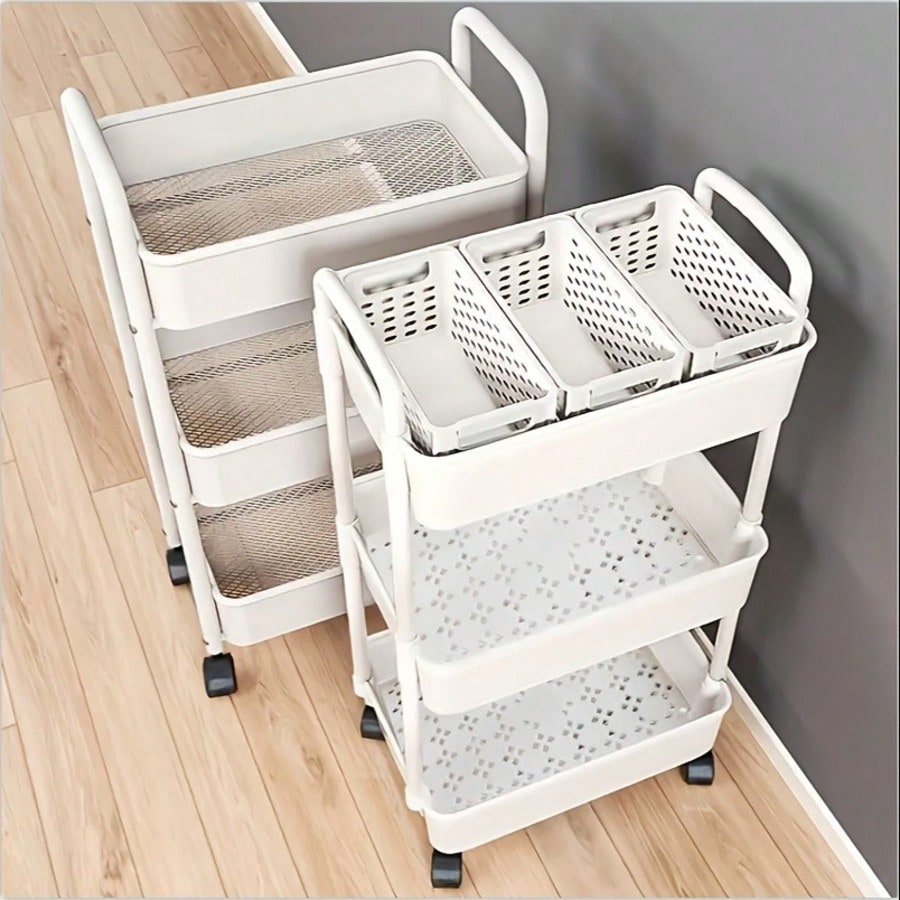 3-Tier Rolling Utility Cart wi - Office Supply Cart recension och pris