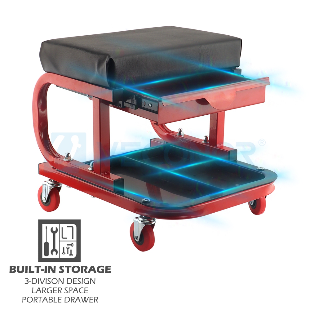 Rolling Creeper Garage/Shop Se - Drawer Organizer Tray recension och pris