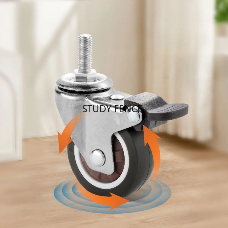 4pcs of Them M6 Screw Casters  - Office Furniture Hardware recension och pris