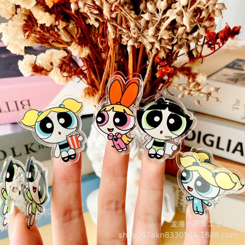 6PCS Kawaii The Powerpuffs Gir - Office Supply Cart recension och pris