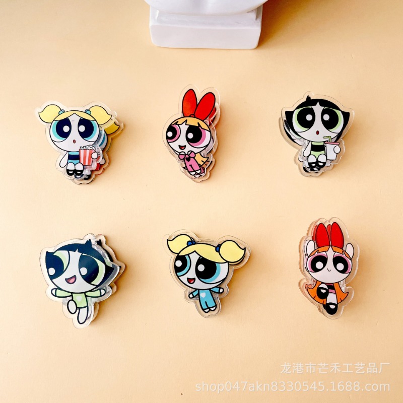 6PCS Kawaii The Powerpuffs Gir - Office Supply Cart recension och pris