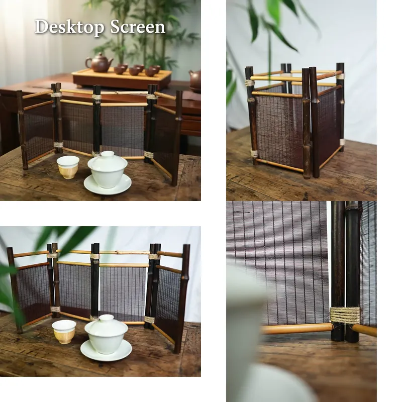 【CHIMU HOME】 Natural Bamboo Fo - Room Divider Bamboo recension och pris