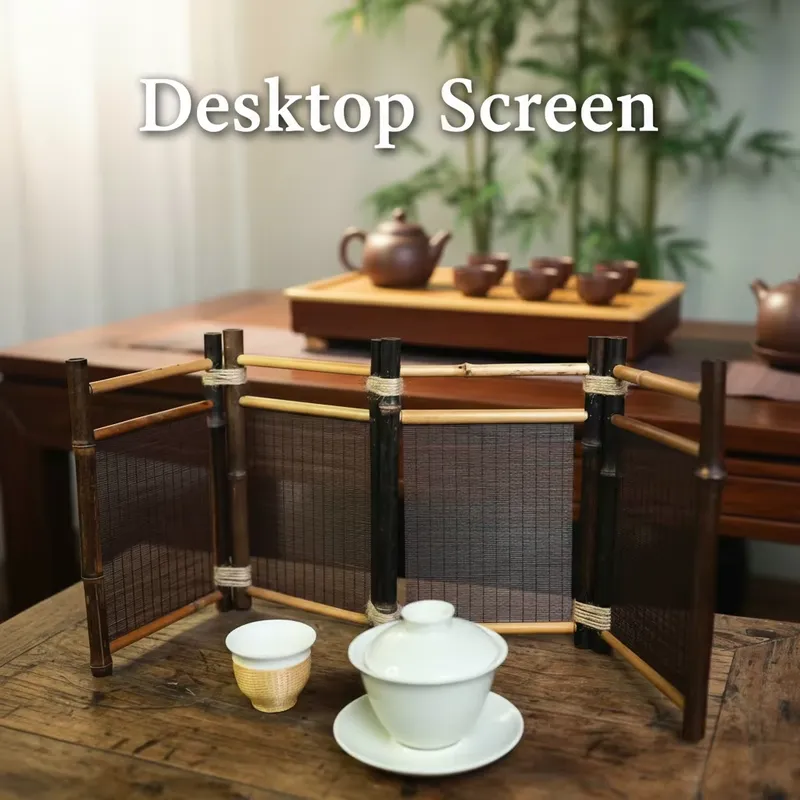 【CHIMU HOME】 Natural Bamboo Fo - Room Divider Bamboo recension och pris