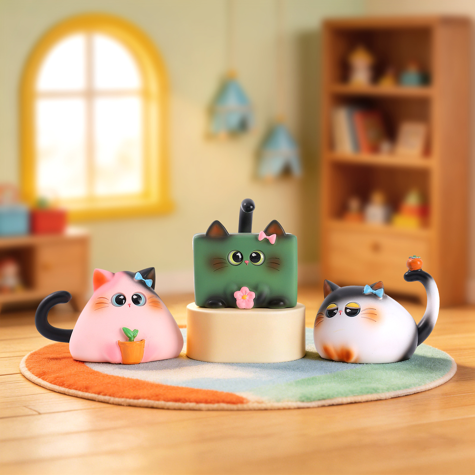 Blind Box Cat Figurine Resin C - Office Furniture Installation recension och pris