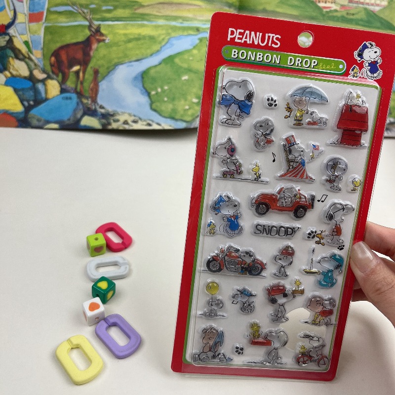 8Pcs Cute Snoopy Cartoon 3D Re - Office Supply Cart recension och pris