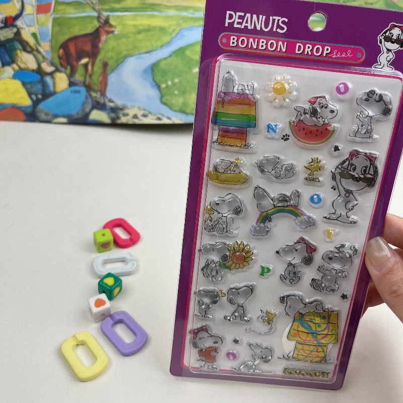 8Pcs Cute Snoopy Cartoon 3D Re - Office Supply Cart recension och pris