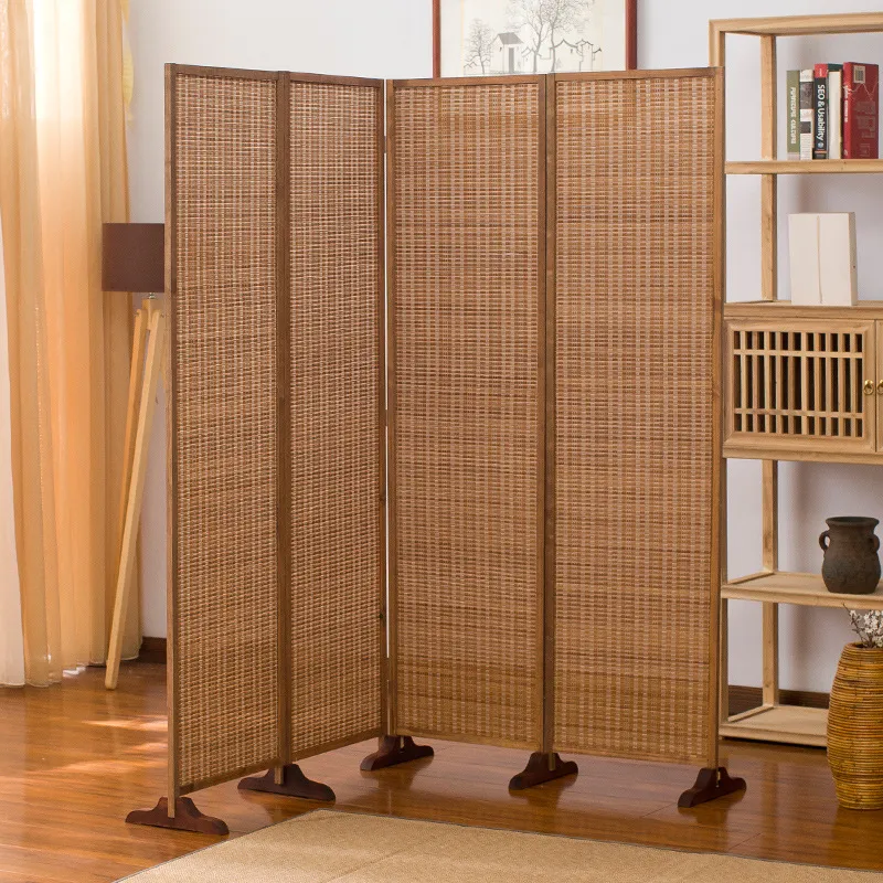 Chinese Style Folding Screen P - Room Divider Bamboo recension och pris