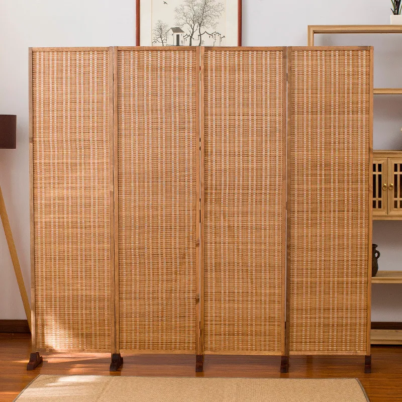Chinese Style Folding Screen P - Room Divider Bamboo recension och pris