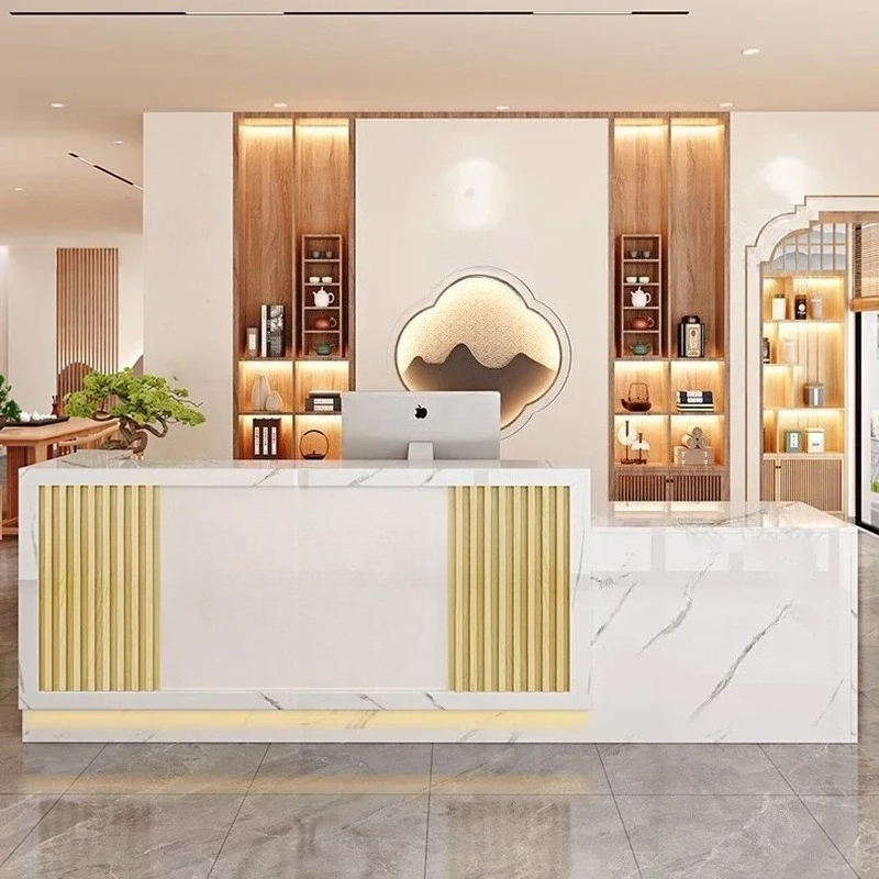 Podium Salon Reception Desks B - Office Furniture Bali recension och pris