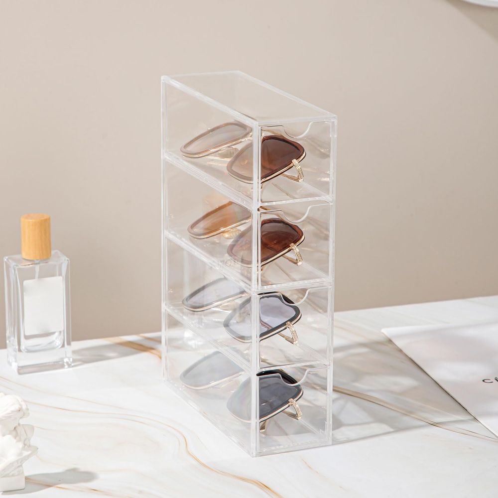Sunglass Storage Box, Acrylic  - Drawer Organizer Tray recension och pris