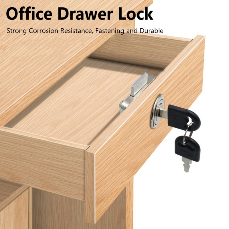 Zinc Alloy Drawer Lock with 2  - Office Furniture Hardware recension och pris