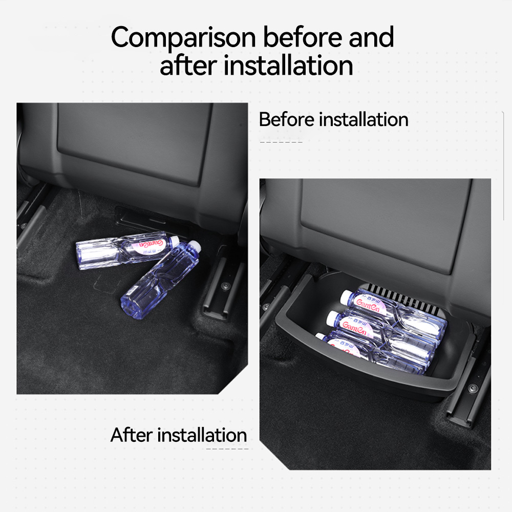 YZ TPE Under Seat Storage Box  - Drawer Organizer Tray recension och pris