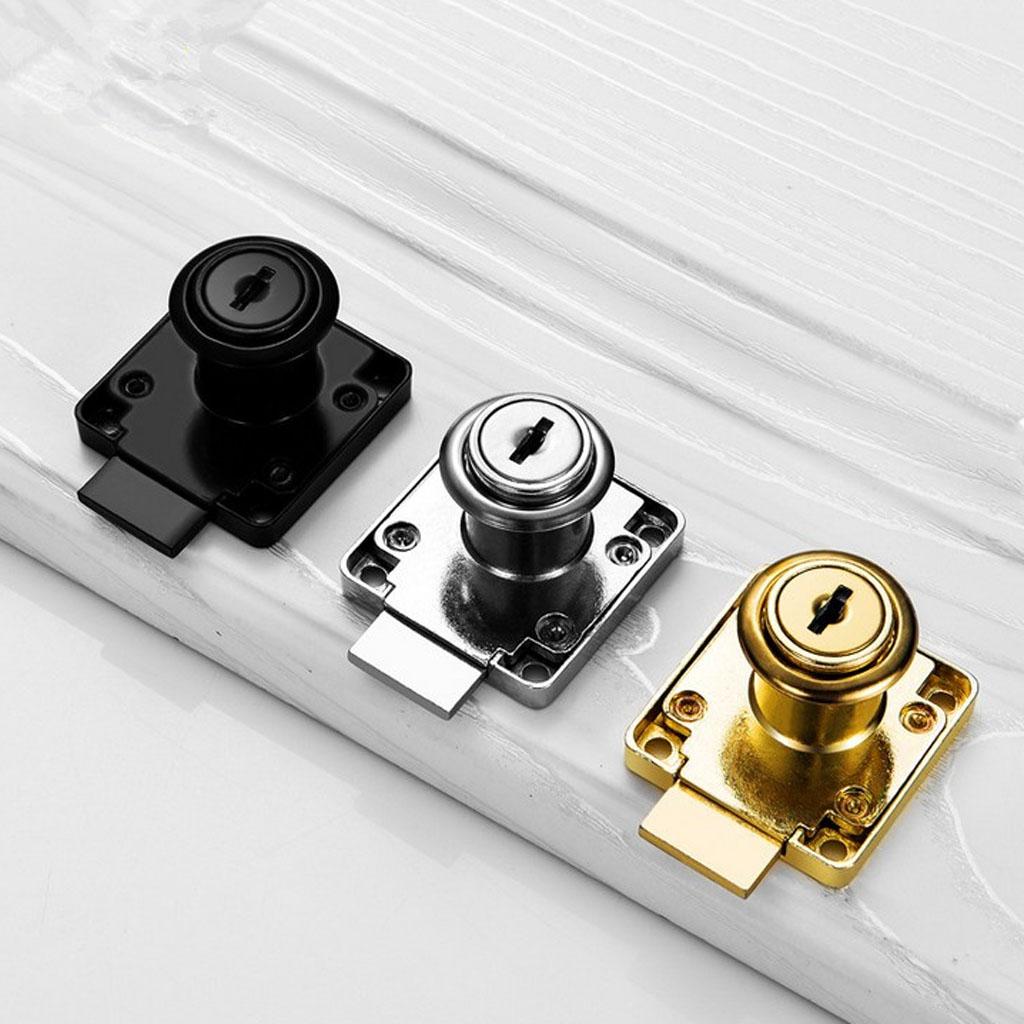 2x Drawer Locks with 2 Lock Ke - Office Furniture Hardware recension och pris