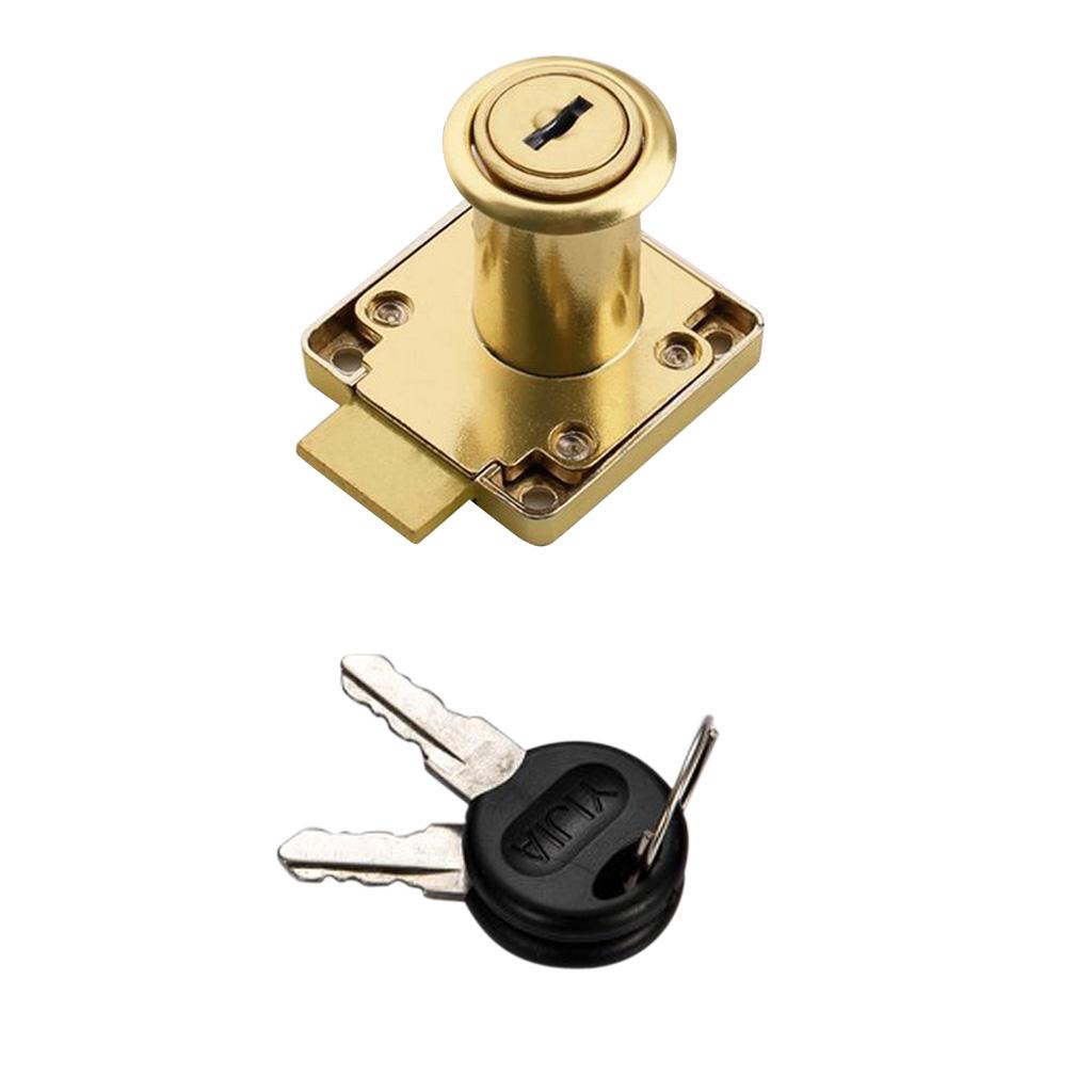 2x Drawer Locks with 2 Lock Ke - Office Furniture Hardware recension och pris
