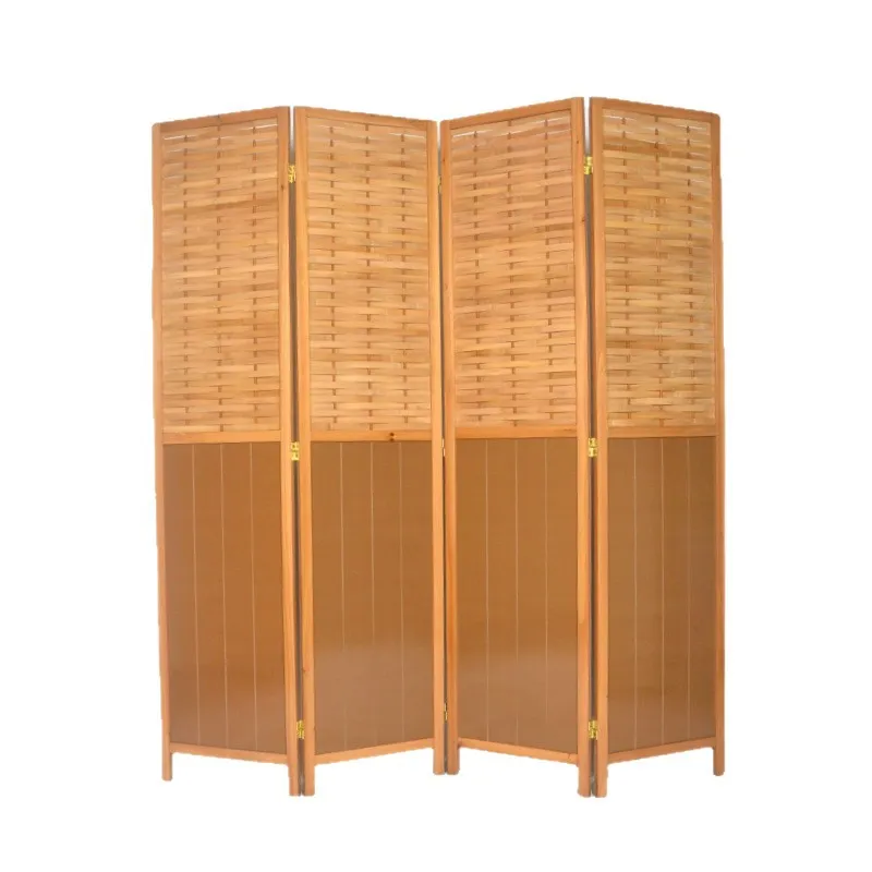 Vintage Bamboo Wood Louver Fol - Room Divider Bamboo recension och pris