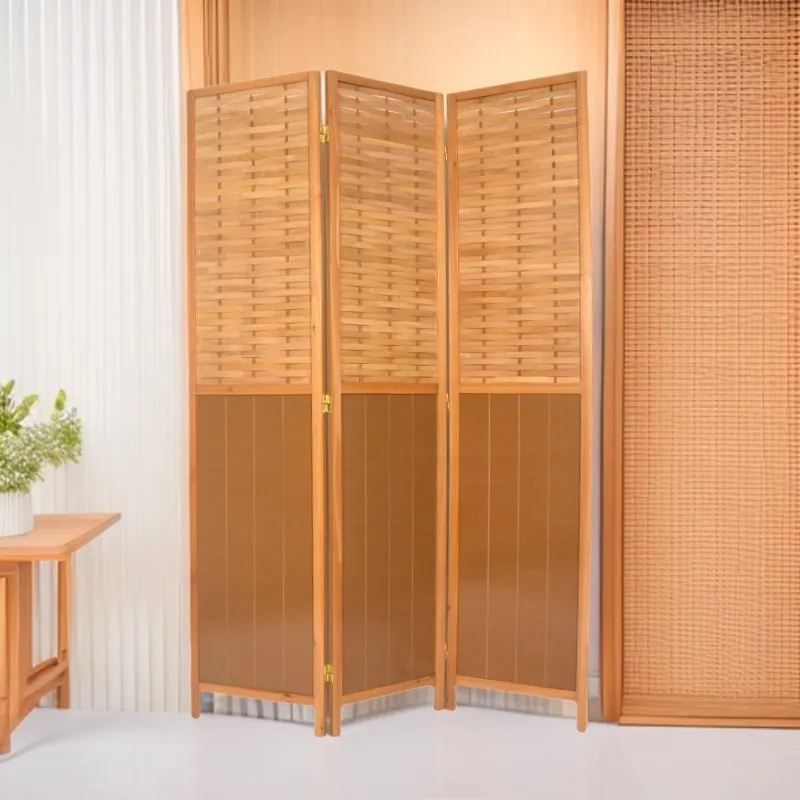 Vintage Bamboo Wood Louver Fol - Room Divider Bamboo recension och pris