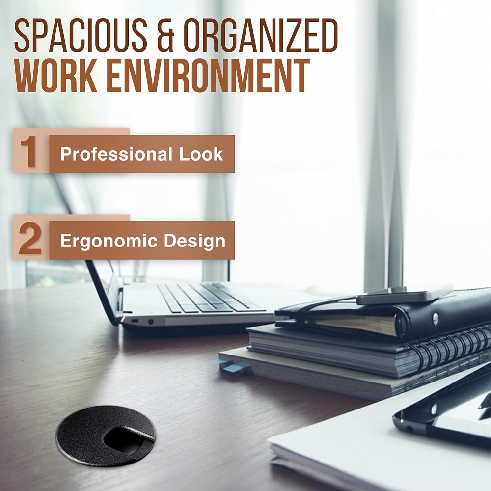 Plastic Wire Hole Cover 1.5/2/ - Office Furniture Installation recension och pris