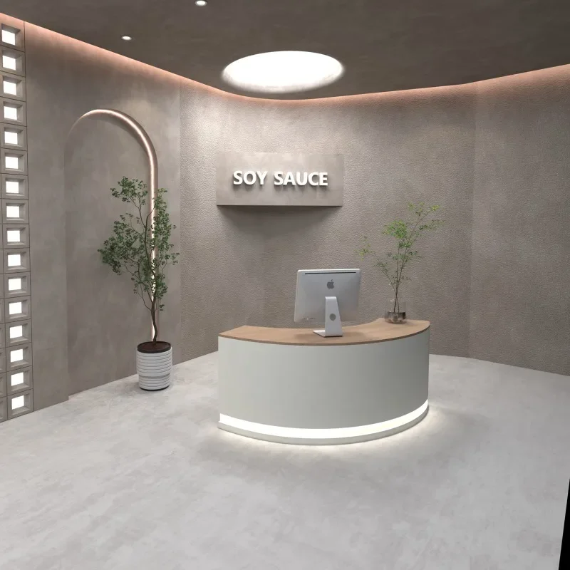 Curved Desk Table for Aestheti - Office Furniture Bali recension och pris