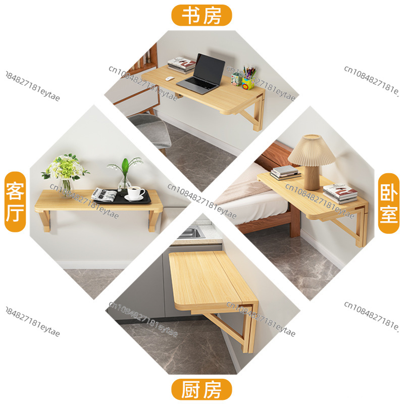 Solid Wood Folding Wall-mounte - Wall Mounted Desk Fold recension och pris