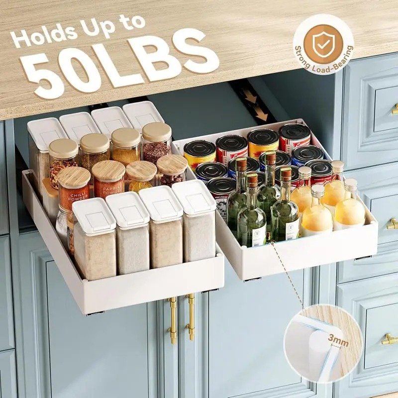 1-2pcs Kitchen Organizer Pull  - Drawer Organizer Tray recension och pris