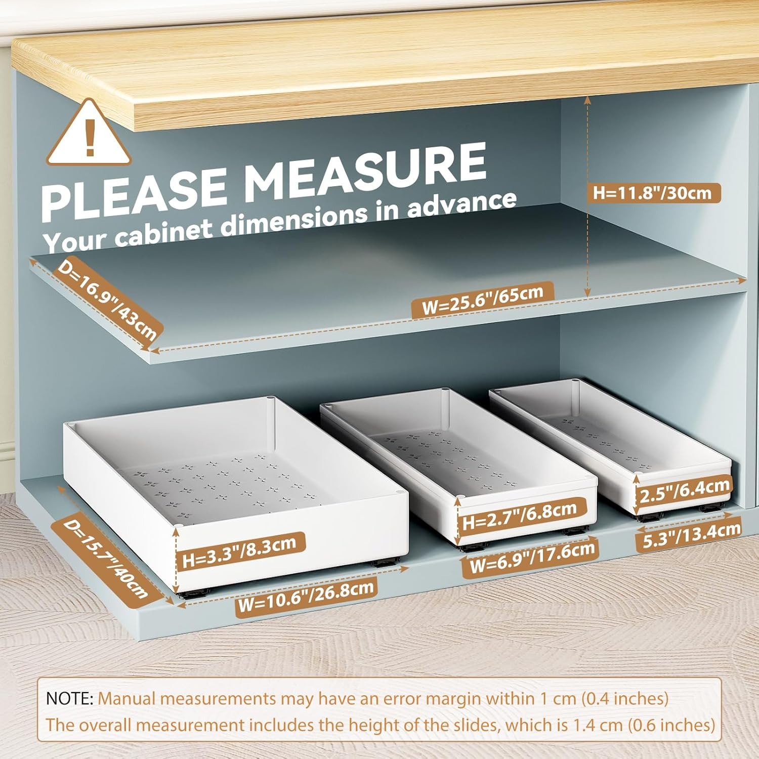 1-2pcs Kitchen Organizer Pull  - Drawer Organizer Tray recension och pris