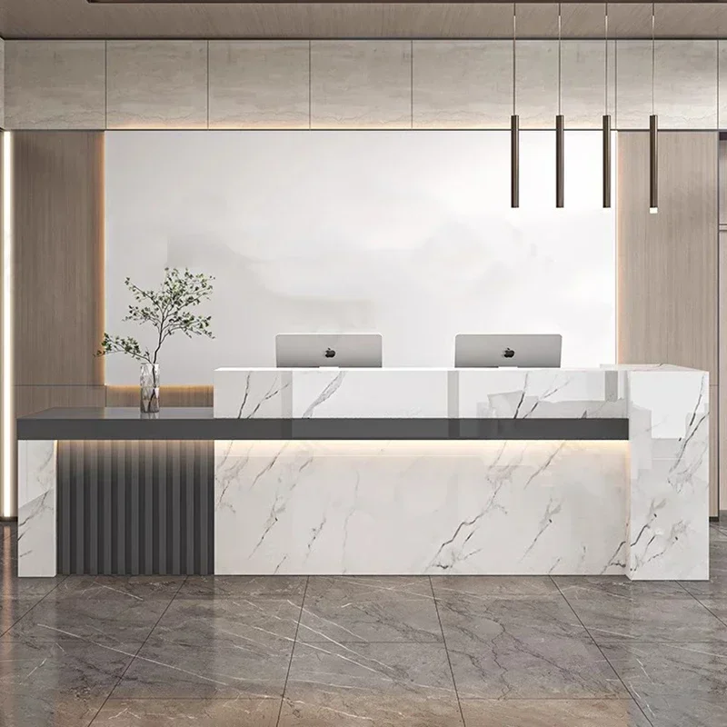 Nordic Luxury Reception Desk S - Office Furniture Bali recension och pris