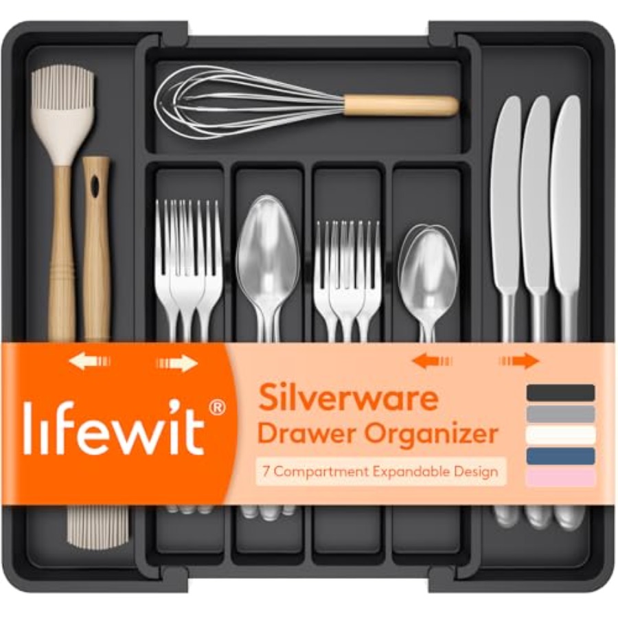 Expandable Silverware Organize - Drawer Organizer Tray recension och pris