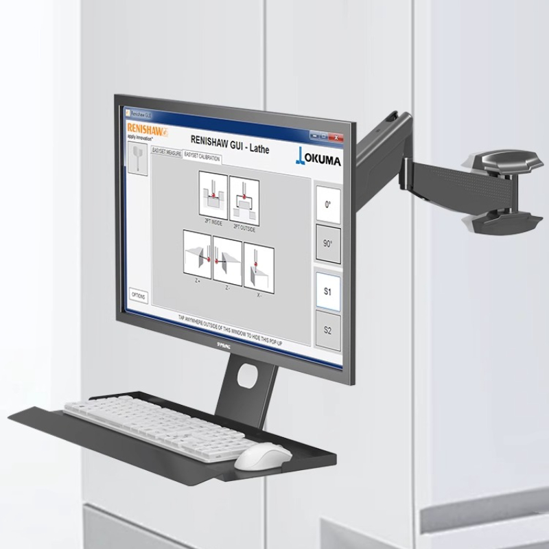 Heavy Duty Monitor Mount Rack  - Wall Mounted Desk Fold recension och pris