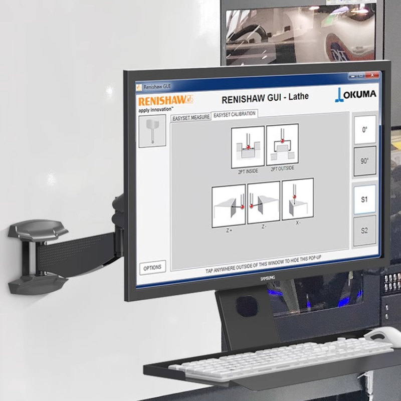 Heavy Duty Monitor Mount Rack  - Wall Mounted Desk Fold recension och pris