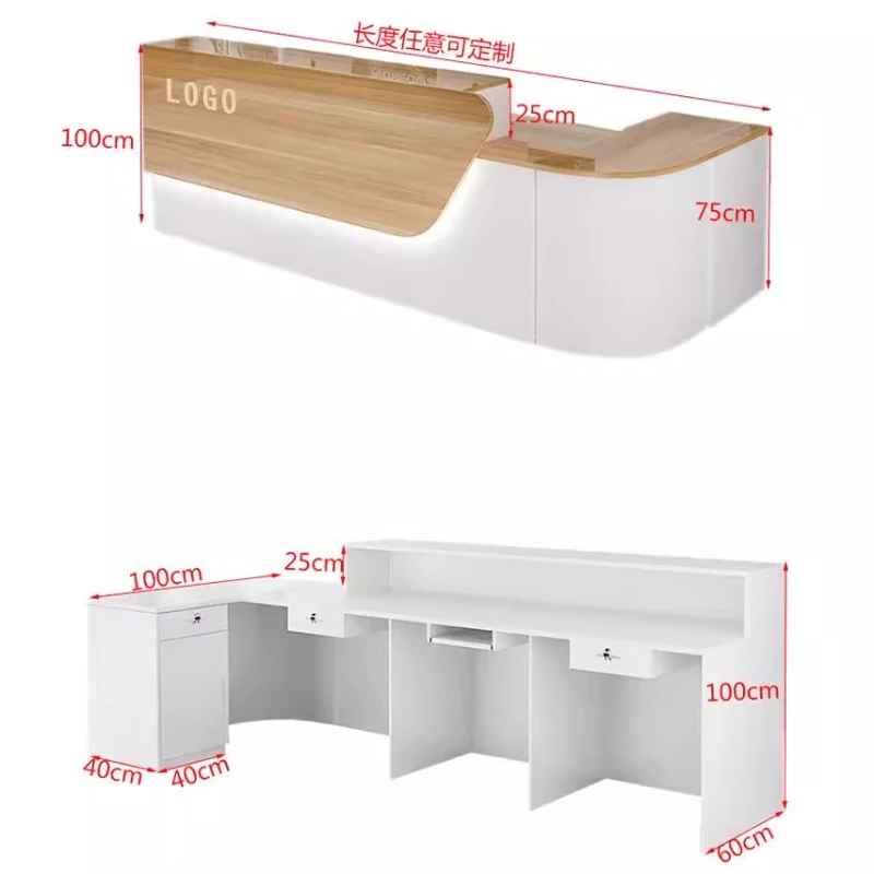 Storage Luxury Reception Desk  - Office Furniture Bali recension och pris