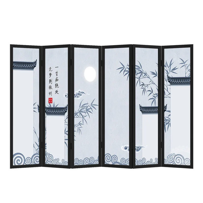 New Chinese Style Bamboo Foldi - Room Divider Bamboo recension och pris